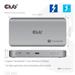 Club3D hub Thunderbolt 5 5v1, 3x USB-C TB5, 1x USB-A, 1x8K60Hz, 3x 5K60Hz, certifikace Thunderbolt Share, 180W CSV-2563