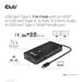 Club3D hub USB-C, 7-in-1 hub s 2x HDMI, 2x USB Gen1 Type-A, 1x RJ45, 1x 3.5mm audio, 1x USB Gen1 Type-C CSV-1595