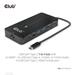 Club3D hub USB-C, 7-in-1 hub s 2x HDMI, 2x USB Gen1 Type-A, 1x RJ45, 1x 3.5mm audio, 1x USB Gen1 Type-C CSV-1595