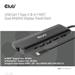 Club3D hub USB-C, 8-in-1 MST Dual 4K60Hz, Display Travel Dock CSV-1597