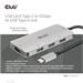 Club3D hub USB-C na 10Gbps 4x USB Type-A Hub CSV-1547