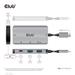 Club3D hub USB-C PD na 2x USB-C 10G porty a 2x USB-A 10G porty CSV-1543