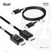 Club3D Kabel DisplayPort 2.1 na DisplayPort 2.1 4K120Hz/8K60Hz HDR (M/M), 1.2m, černá CAC-1091