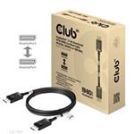 Club3D Kabel DisplayPort 2.1 na DisplayPort 2.1 4K120Hz/8K60Hz HDR (M/M), 1.2m, černá CAC-1091