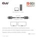 Club3D Kabel DisplayPort 2.1 na DisplayPort 2.1, DP80, 4K120Hz/10K60Hz (M/M), 1.6m, černá CAC-1092