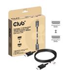 Club3D Kabel DisplayPort 2.1 na DisplayPort 2.1, DP80, 4K120Hz/10K60Hz (M/M), 1.6m, černá CAC-1092