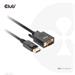 Club3D kabel DP na VGA, M/M, 2m CAC-1012