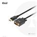 Club3D kabel DP na VGA, M/M, 2m CAC-1012