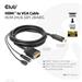 Club3D kabel HDMI na VGA, M/M, 28AWG, 2m CAC-1712