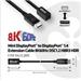 Club3D Kabel Mini DisplayPort 1.4 na DisplayPort 8K 60Hz DSC 1.2 HBR3 HDR Bidirectional (F/M), 1m CAC-1120