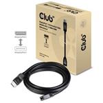 Club3D Kabel prodlužovací DisplayPort 1.4 8K 60Hz DSC 1.2 HBR3 HDR Bidirectional (M/F), 3m CAC-1023