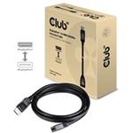 Club3D Kabel prodlužovací DisplayPort 1.4 HBR3 8K60Hz (M/F), 2m CAC-1022