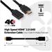 Club3D Kabel prodlužovací HDMI 2.0, HIGH SPEED UHD (M/F), 3m CAC-1321