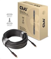 Club3D Kabel USB 3.2 typ C Gen2, aktivní, (M/M), 20m, optický, aktivní, unidirectional CAC-1589