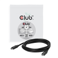 Club3D Kabel USB-C, 240W, 2m, černá CAC-2506