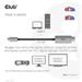 Club3D kabel USB-C na HDMI, 4K120Hz 8K60Hz HDR10 s DSC1.2, M/M, 3m CAC-1587