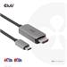 Club3D kabel USB-C na HDMI, 4K120Hz 8K60Hz HDR10 s DSC1.2, M/M, 3m CAC-1587