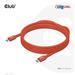 Club3D kabel USB-C, PD 240W(48V/5A) EPR M/M 4m CAC-1515