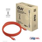 Club3D kabel USB-C, PD 240W(48V/5A) EPR M/M 4m CAC-1515