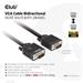 Club3D kabel VGA, M/M, 28AWG, 3m CAC-1703