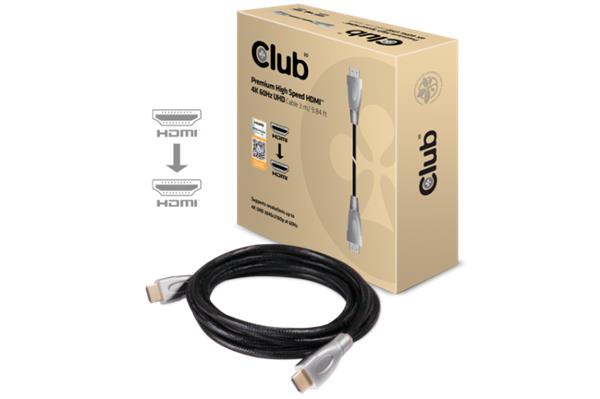 Club3D Premium High Speed HDMI™ 2.0 4K 3D 60Hz UHD cable 3 m CAC-1310
