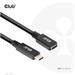 Club3D Prodlužovací kabel USB-C, 4K 60Hz (M/F), 2m CAC-1529