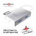 Club3D USB-C to 4x USB Type-A Hub + rýchlonabíjanie CSV-1541