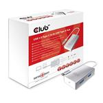 Club3D USB-C to 4x USB Type-A Hub + rýchlonabíjanie CSV-1541