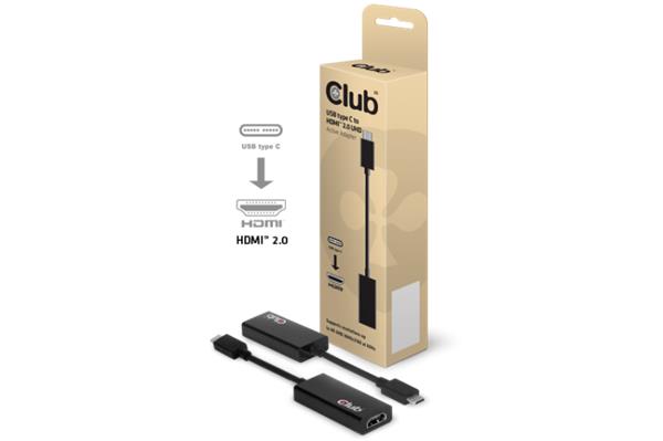 Club3D USB-C to HDMI™ 2.0 4K60Hz UHD Active Adapter CAC-1504