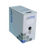 CNS kabel FTP, Cat5E, drát, PVC, Eca, box 305m - šedá CNS-SLDF5EP-305-GR