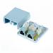 CNS Zásuvka Basic FTP 2 port, Cat5E na om. biela EC8315-FD-CE/WH