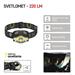 COB LED + LED čelovka P3536, 220 lm,100 m, 3× AAA 8592920080313
