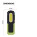 COB LED + LED nabíj. prac. svietidlo P4531, 400 lm,2000 mAh 8592920072950