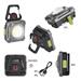 COB LED nabíjací pracovný reflektor P4543, 1200 lm, 2000 mAh 8592920129500