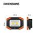 COB LED pracovné svietidlo P4112, 350 lm, 3× AA 8592920119891