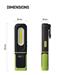COB LED + SMD LED nabíj. svietidlo P4537, 330 lm, 1200 mAh 8592920092408