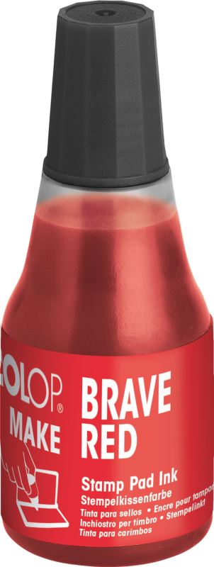 COLOP Razítková barva MAKE Refill ink 25ml, brave red 9004362547907