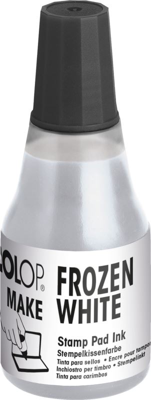 COLOP Razítková barva MAKE Refill ink 25ml, frozen white 9004362548027