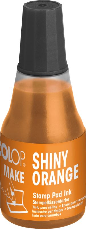 COLOP Razítková barva MAKE Refill ink 25ml, shiny orange 9004362547921