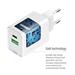 COLORWAY 1x USB-C/ 1x USB-A/ síťová nabíječka/ GaN/ PD/ PPS/ 20W/ Bílá + 1x USB-C kabel CW-CHS062PDC-WT