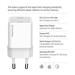 COLORWAY 1x USB-C/ síťová nabíječka/ GaN/ PD/ PPS/ 20W/ Bílá CW-CHS059PD-WT