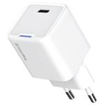 COLORWAY 1x USB-C/ síťová nabíječka/ GaN/ PD/ PPS/ 35W/ Bílá CW-CHS056PD-WT