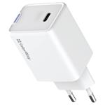 COLORWAY 1x USB-C/ síťová nabíječka/ GaN/ PD/ PPS/ 45W/ Bílá CW-CHS057PD-WT