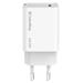 COLORWAY 1x USB-C / síťová nabíječka/ GaN/ PD/ PPS/ 65W/ Bílá CW-CHS049PD-WT