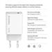 COLORWAY 1x USB-C / síťová nabíječka/ GaN/ PD/ PPS/ 65W/ Bílá CW-CHS049PD-WT