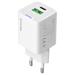 COLORWAY 1x USB-C/ síťová nabíječka/ GaN/ PD/ PPS/ QC/ 30W/ Bílá CW-CHS053PD-WT