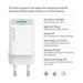 COLORWAY 1x USB-C/ síťová nabíječka/ GaN/ PD/ PPS/ QC/ 30W/ Bílá CW-CHS053PD-WT
