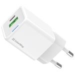 COLORWAY 1x USB-C/ síťová nabíječka/ GaN/ PD/ PPS/ QC/ 30W/ Bílá CW-CHS053PD-WT