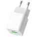 COLORWAY 1x USB-C/ síťová nabíječka/ GaN/ PD/ PPS/ QC/ 30W/ Včetně 100cm kabelu/ Bílá CW-CHS053PDC-WT