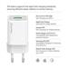 COLORWAY 1x USB-C/ síťová nabíječka/ GaN/ PD/ PPS/ QC/ 35W/ Bílá CW-CHS055PD-WT